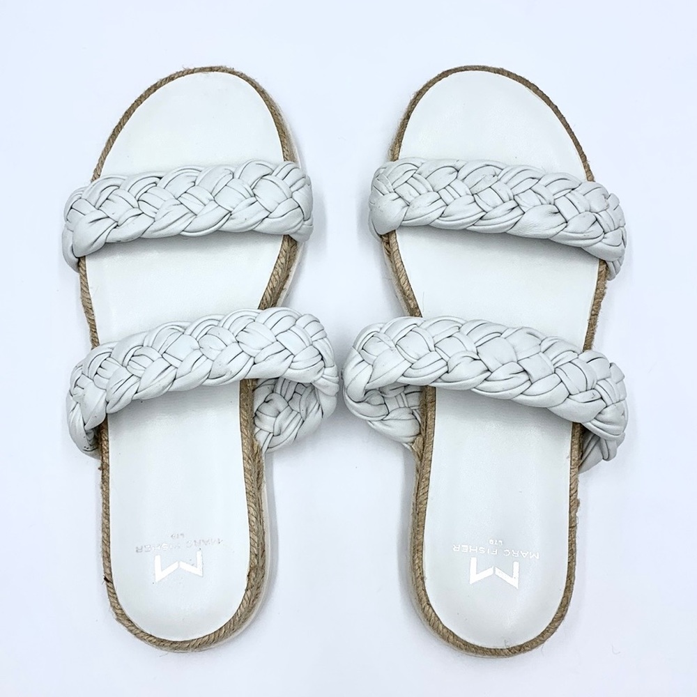 Marc Fisher Jaime / Jaimee White Leather Espadril… - image 4